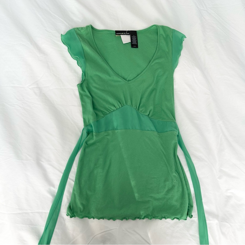 y2k green fairy top🤍